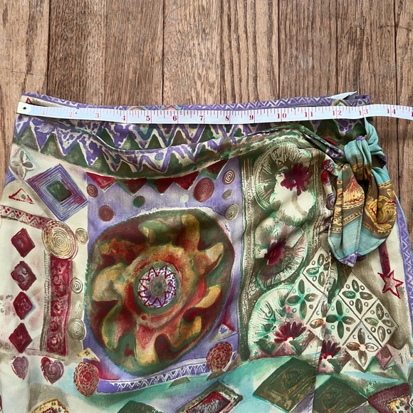 Via XXVII Patterned Skirt Size 6 - Picture 2 of 7